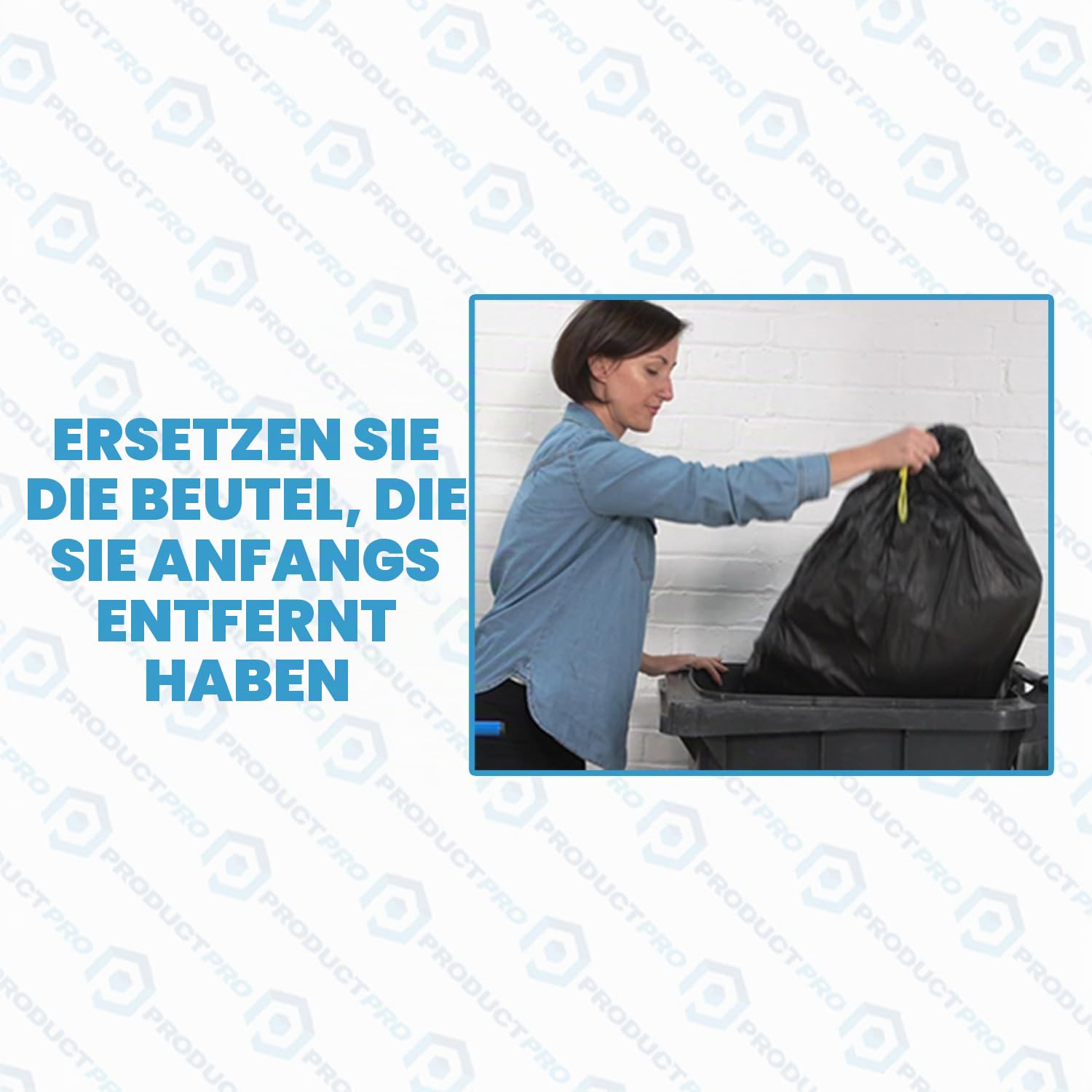 Product Pro Müllpresse für Standard-Mülltonnen, Haushalt, Garten, Recycling