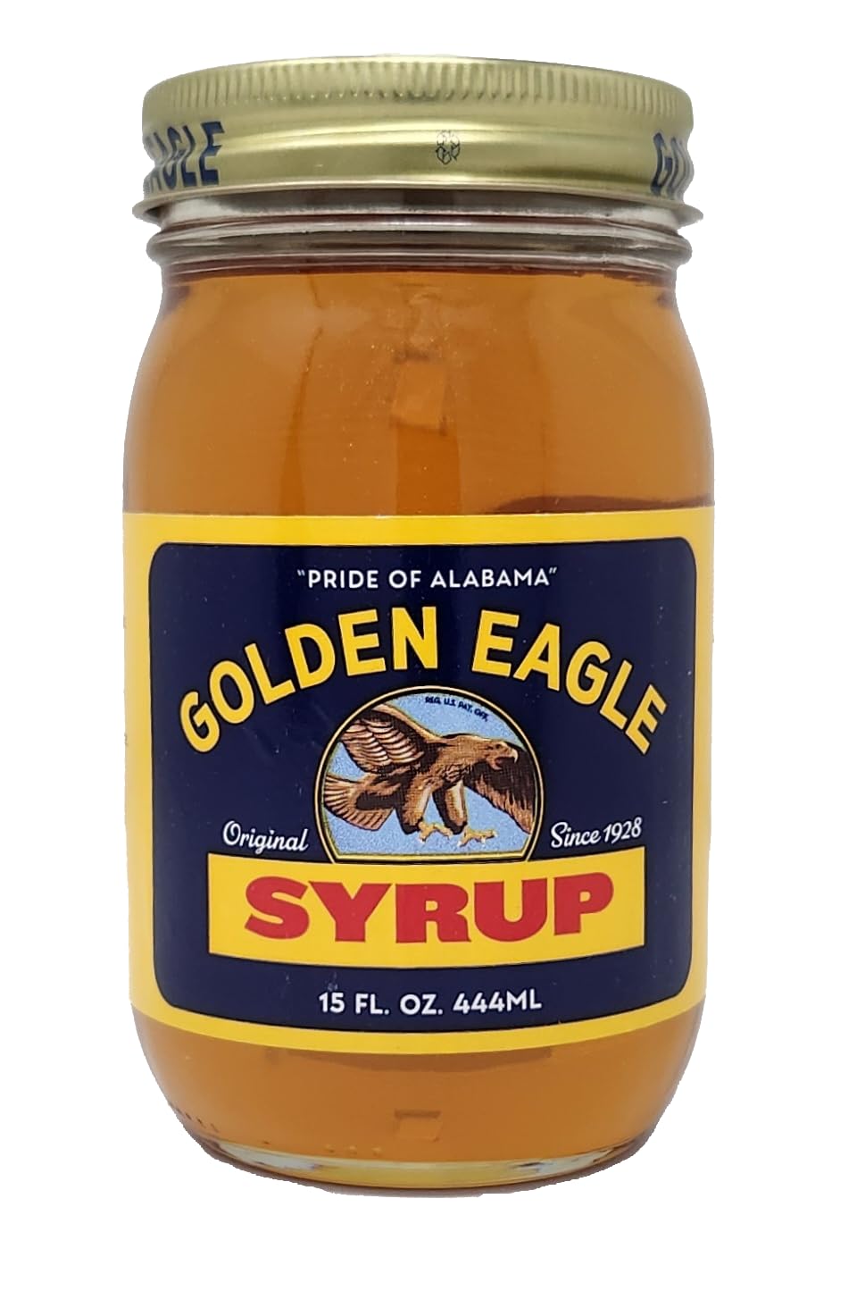 Golden Eagle Original Syrup 15oz Jar - Pride of Alabama since 1928 (Single 15oz Jar)