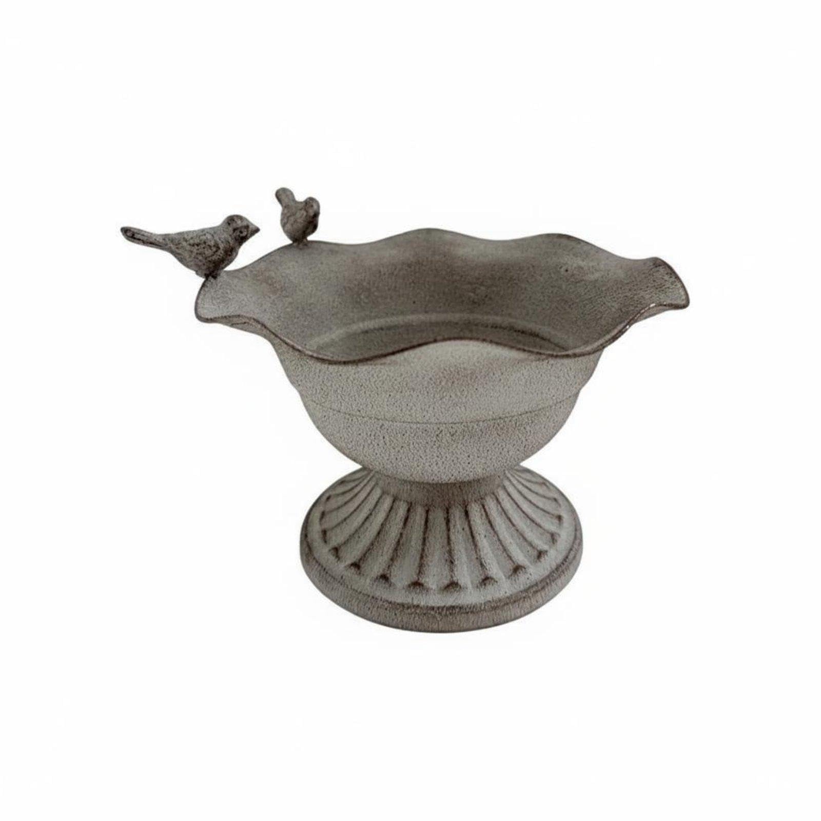 Rustic Metal Urn Distressed Finish Vintage Bowl Versatile Farmhouse Centerpiece Bowl for Home Stylists, Gardeners, Balcony, Windowsill-image-35
