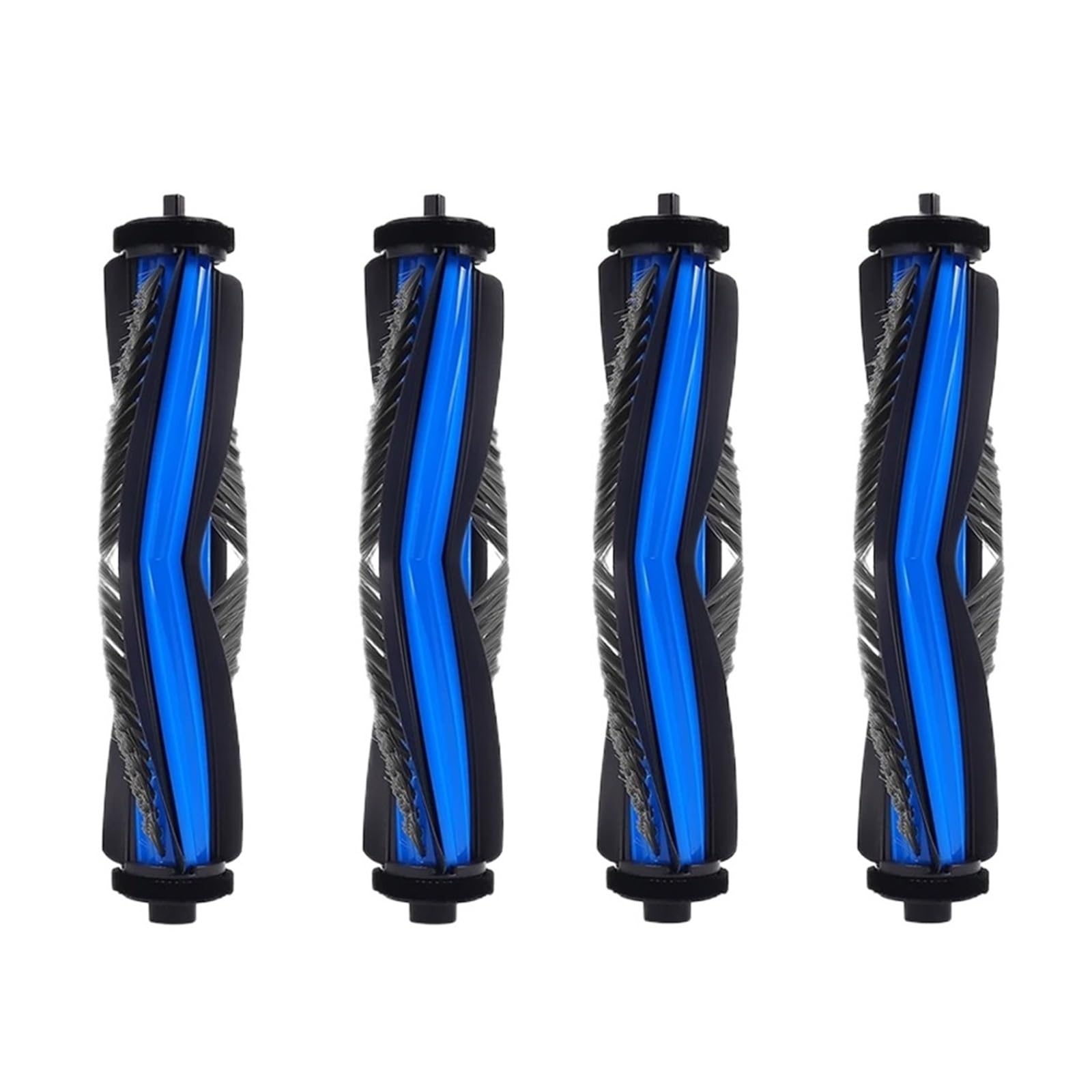 EHSHD Main Brush Rubber Brush 4pcs, Compatible For DEEBOT X9/ X9Pro/ X9 Pro Omni/ T80S/ T80S Pro/ X11 PRO OMNI/ T50 MAX Robot Vacuum Anti Tangle Accessory