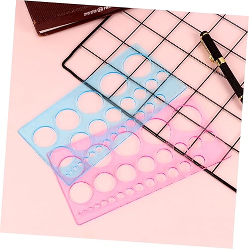 Miniatura 6 de Ciieeo Regla recta 8pcs El círculo cinta métrica dibujo dibujo regla recta