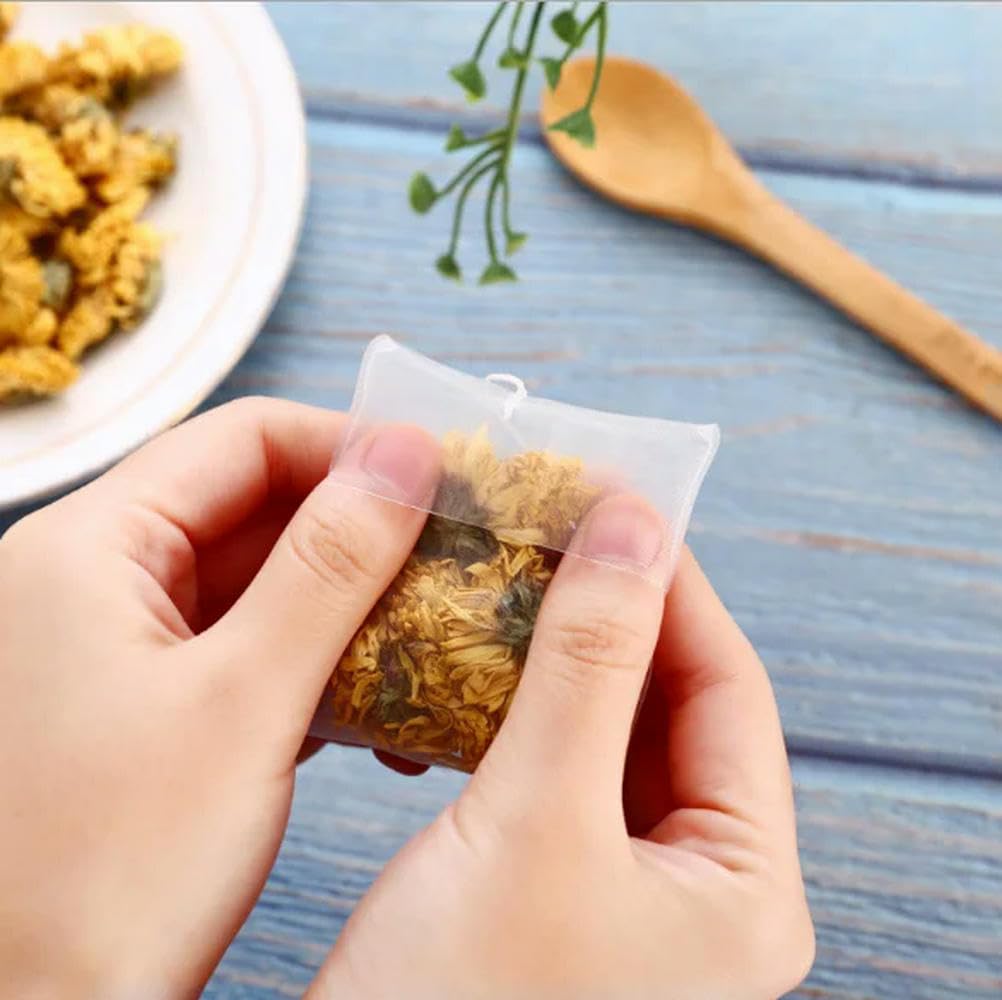 Bolsa de té vacía de Nailon, Infusor de té, colador de té Nuevo, tamaño de Bolsas de té 6,5 * 8cm