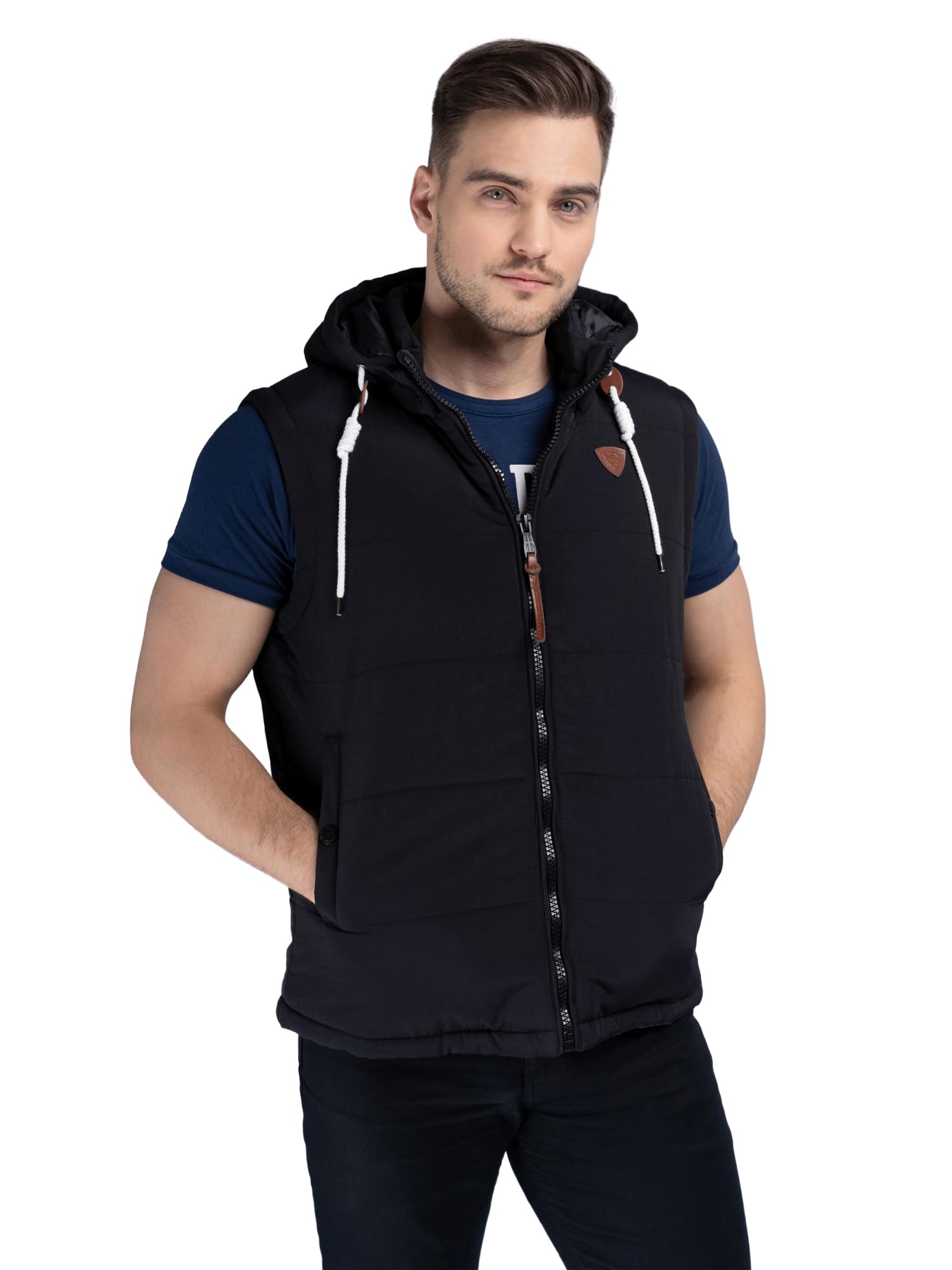 Lonsdale men's vest with hood POLMEAR S