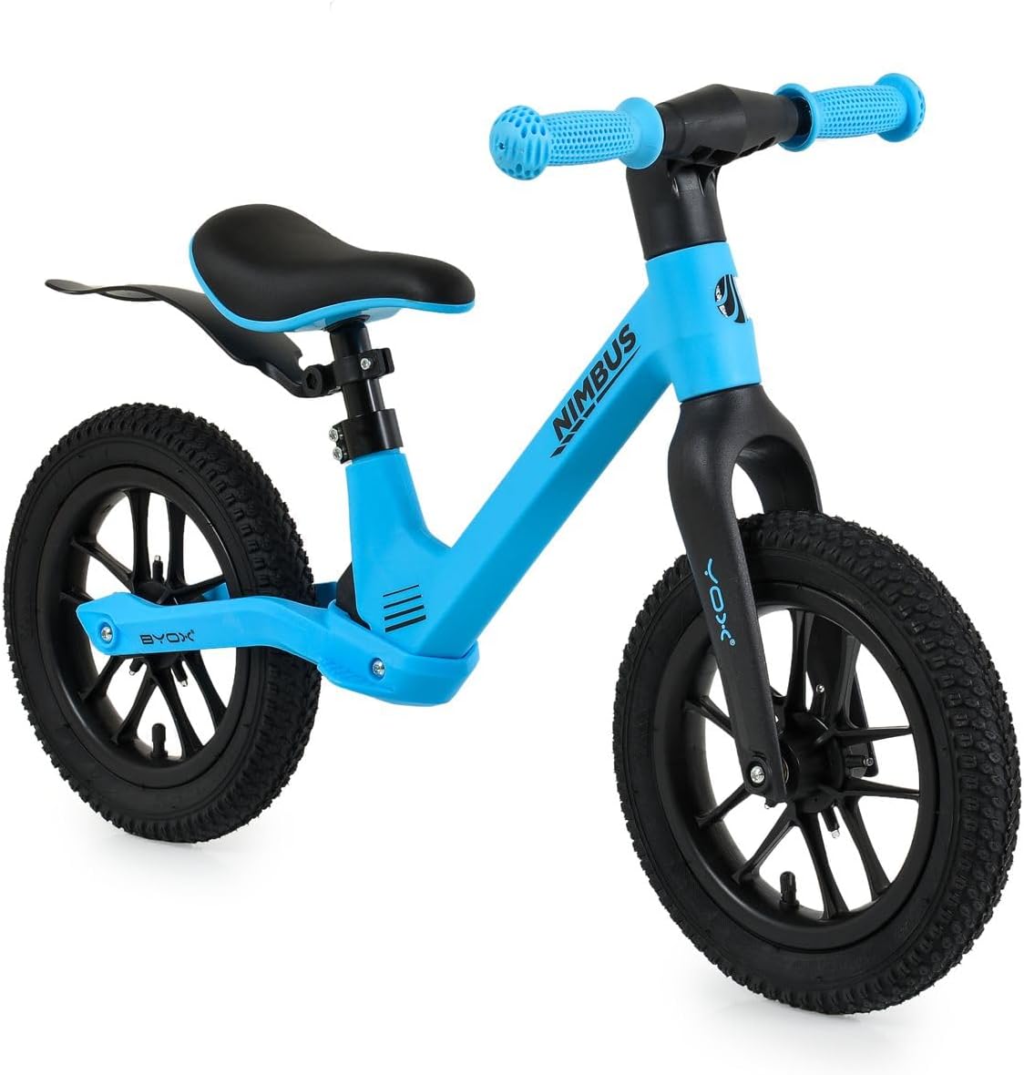 Byox Nimbus 12-inch Balance Bike, rear-side view