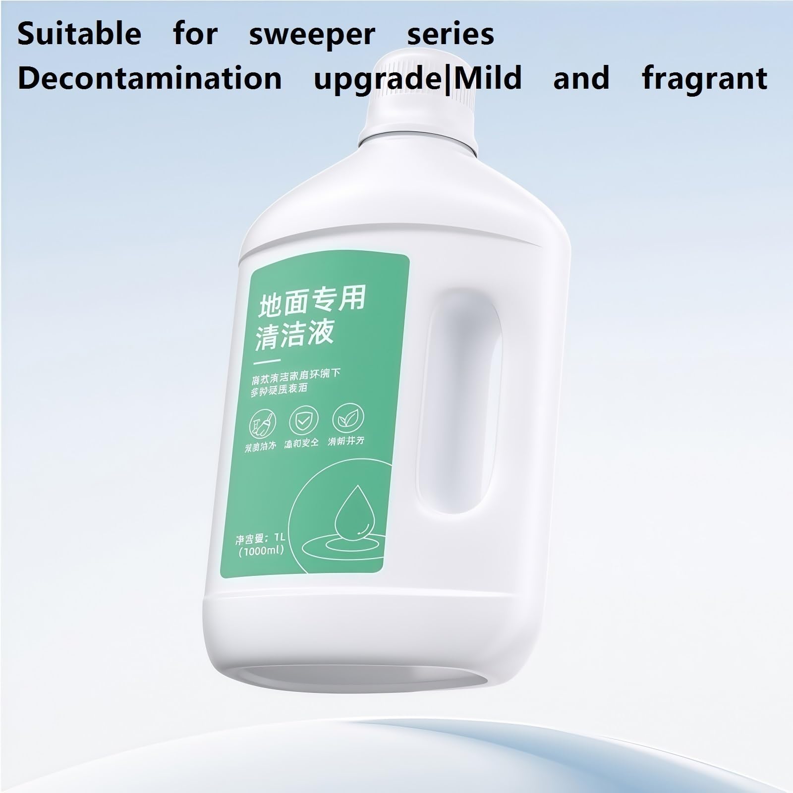 Líquido Limpiador For Fregadoras De Suelos 3 Botellas De 1 L, Compatible Con Midea Universal For Todas Las Series De Robots Aspiradores Detergente Y Accesorios For Limpieza De Suelos