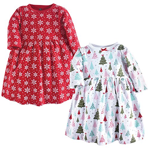 Image of Hudson Baby Girl's Cotton Dresses