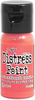 Ranger TDF50186 Distress Paint Flip Cap, 1 oz, Abandoned Coral