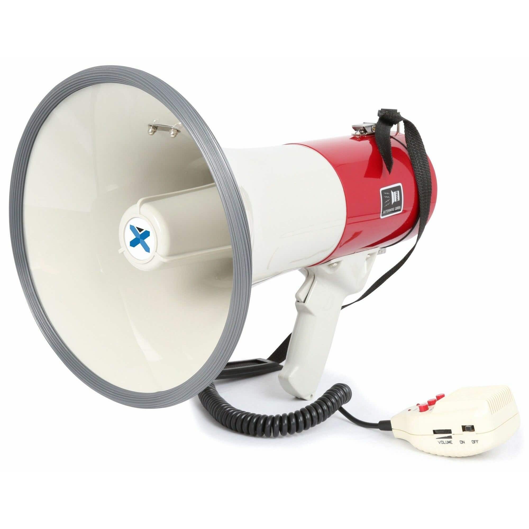 Vonyx MEG050 Megáfono 50W Alcance 1km con Micrófono y Grabación