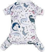 Vista 13 de CuteBone - Pijama mameluco de Navidad para perros, linda para vacaciones de invierno, P186XS