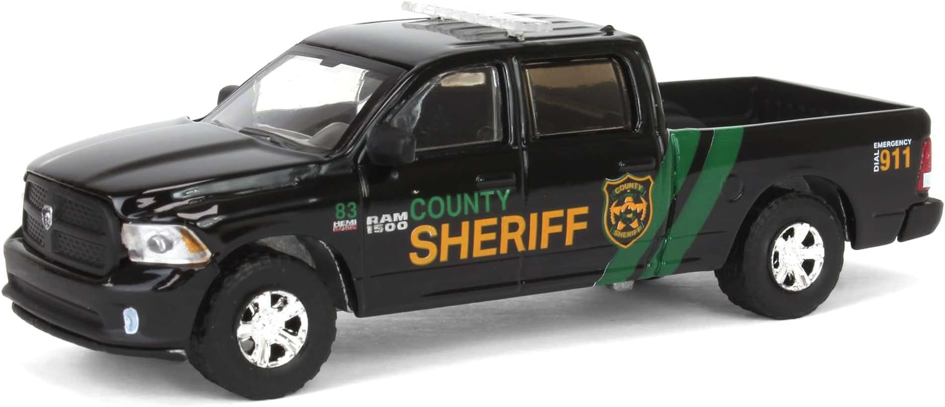 1/64 Yellowstone 2013 Ram 1500 County Sheriff, Hollywood Series 42 62030-A