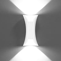 Vista 1 de Kawell Lámpara de pared moderna creativa de 10 W, lámpara de pared LED hacia arriba hacia abajo, impermeable, IP65, lámpara de pared de aluminio