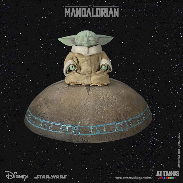 Star Wars: The Mandalorian Classic Collection statuette 1/5 Grogu Summoning the Force 13 cm