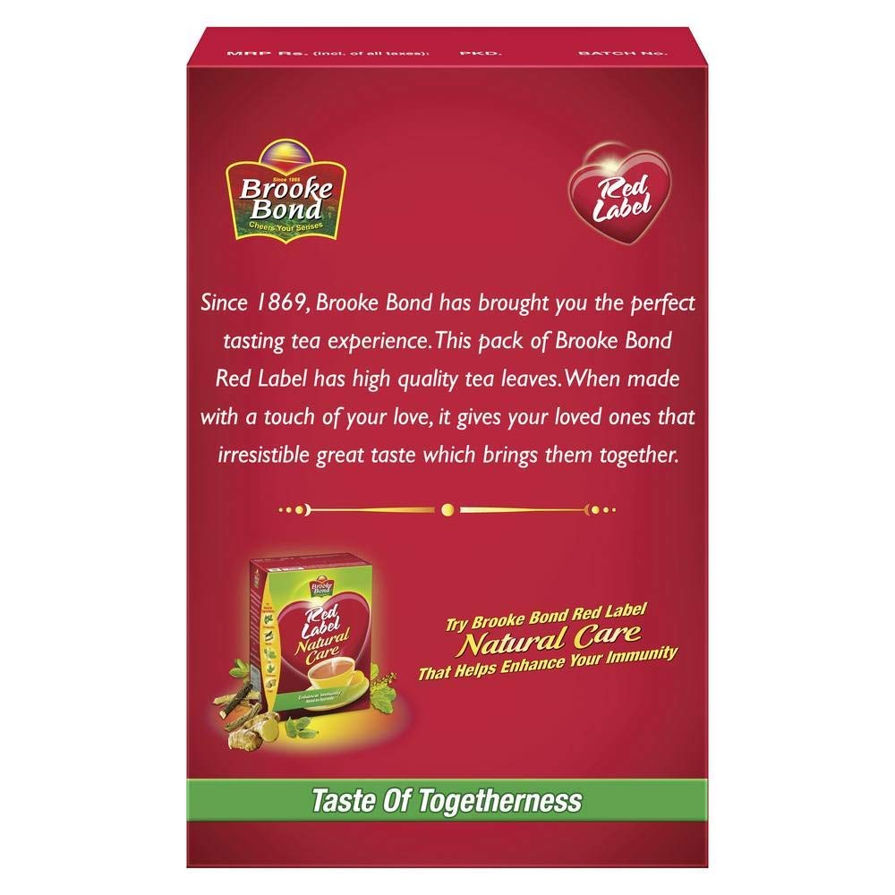 BROOKE BOND RED TEA LOOSE EXTRA LARGE 1800G by Brooke Bond