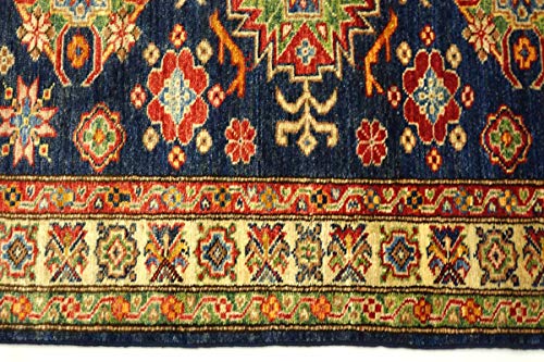 Tapis Kazak afghan authentique pour sublimer l'ambiance de votre salon 119x88