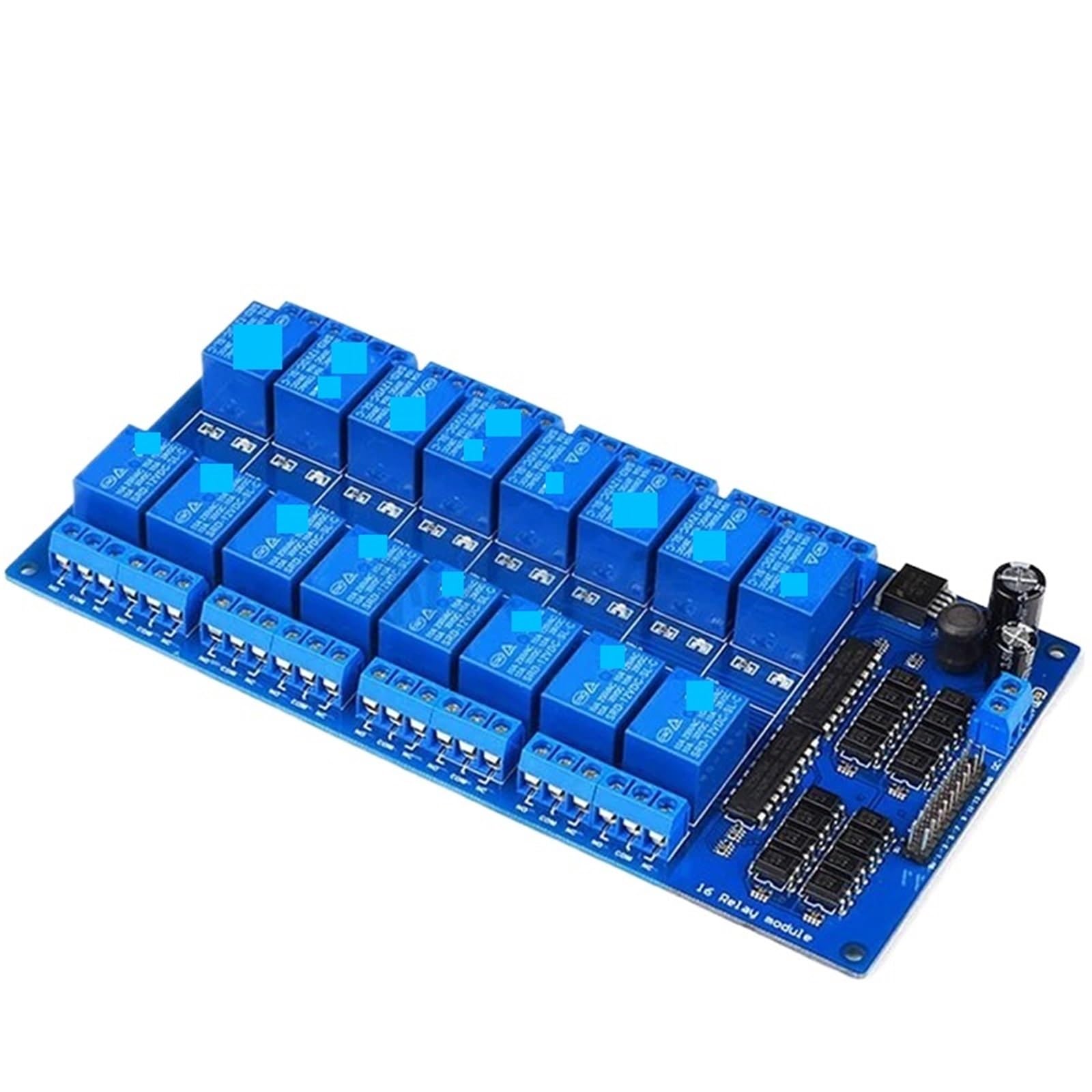 Modulo relè a 16 canali DC 5V 12V 24V for relè elettronico con optoaccoppiatore LM2576, relè di potenza(5V)