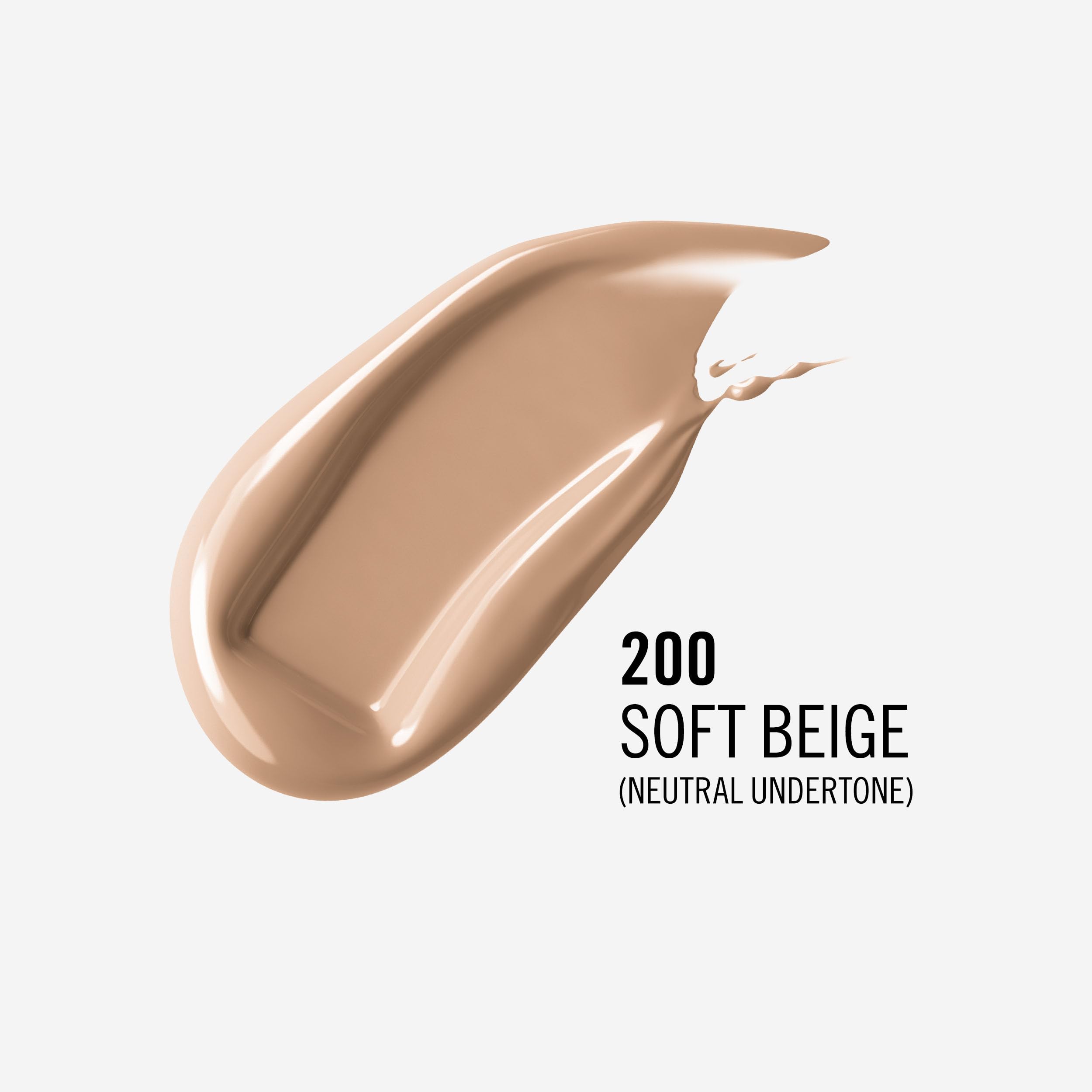 Rimmel Lasting Finish 35Hr Foundation 200 Soft Beige, Full Coverage, Hydrating, SPF20, Hyaluronic Acid, Vitamin E - Image 3