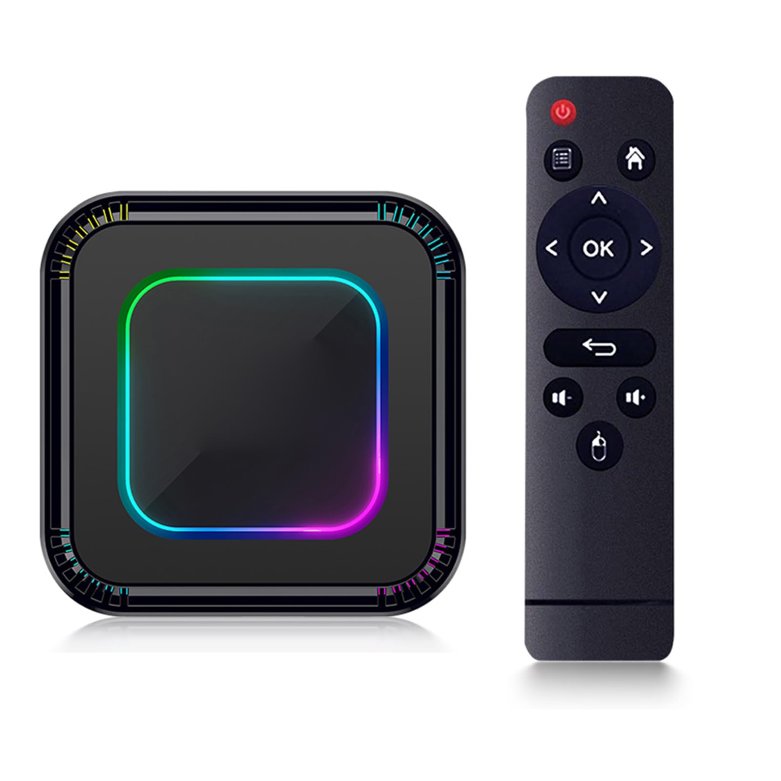 PUSOKEI Odtwarzacz Strumieniowy TV Box 8K Ultra HD, 4 GB RAM 13 (wtyczka