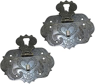 Retro Box Hasp Retro Wine Cabinet Lock Buckle Box Lock Buckle Buckle Latch Box Hasp Retro Buckle Latch Door Hasp for Cabinet Door Storage Box Lock