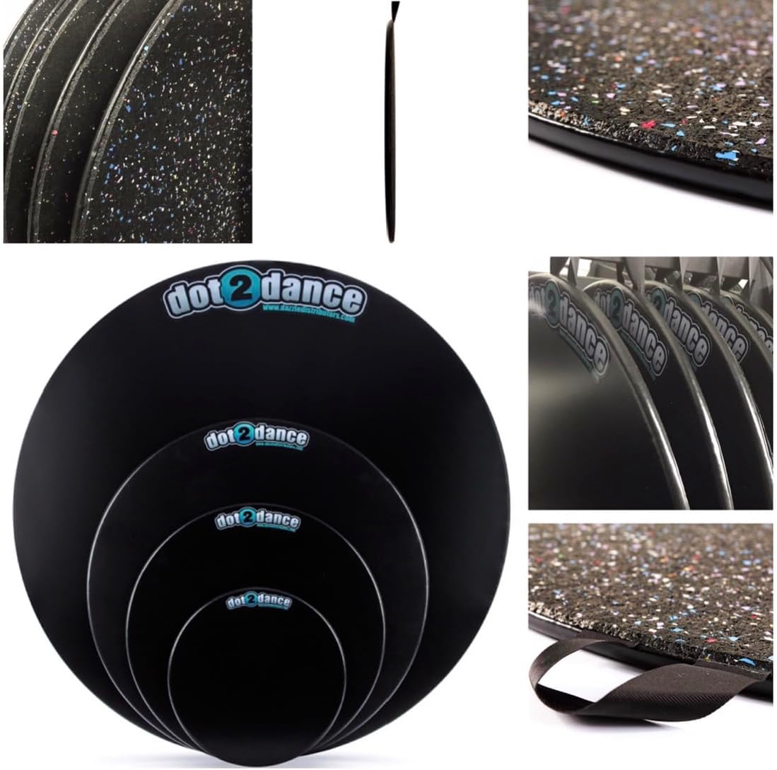 COMBO-dot2dance Brand Portable Dance Floor and Travel Backpack Tote Bag Set, Marley Flooring, Tap Board for Tap Dancing,Ballet Mat, Dance Comp,Warm Up,Practice Pirouette,Pointe Shoes.USA Made,24 inch