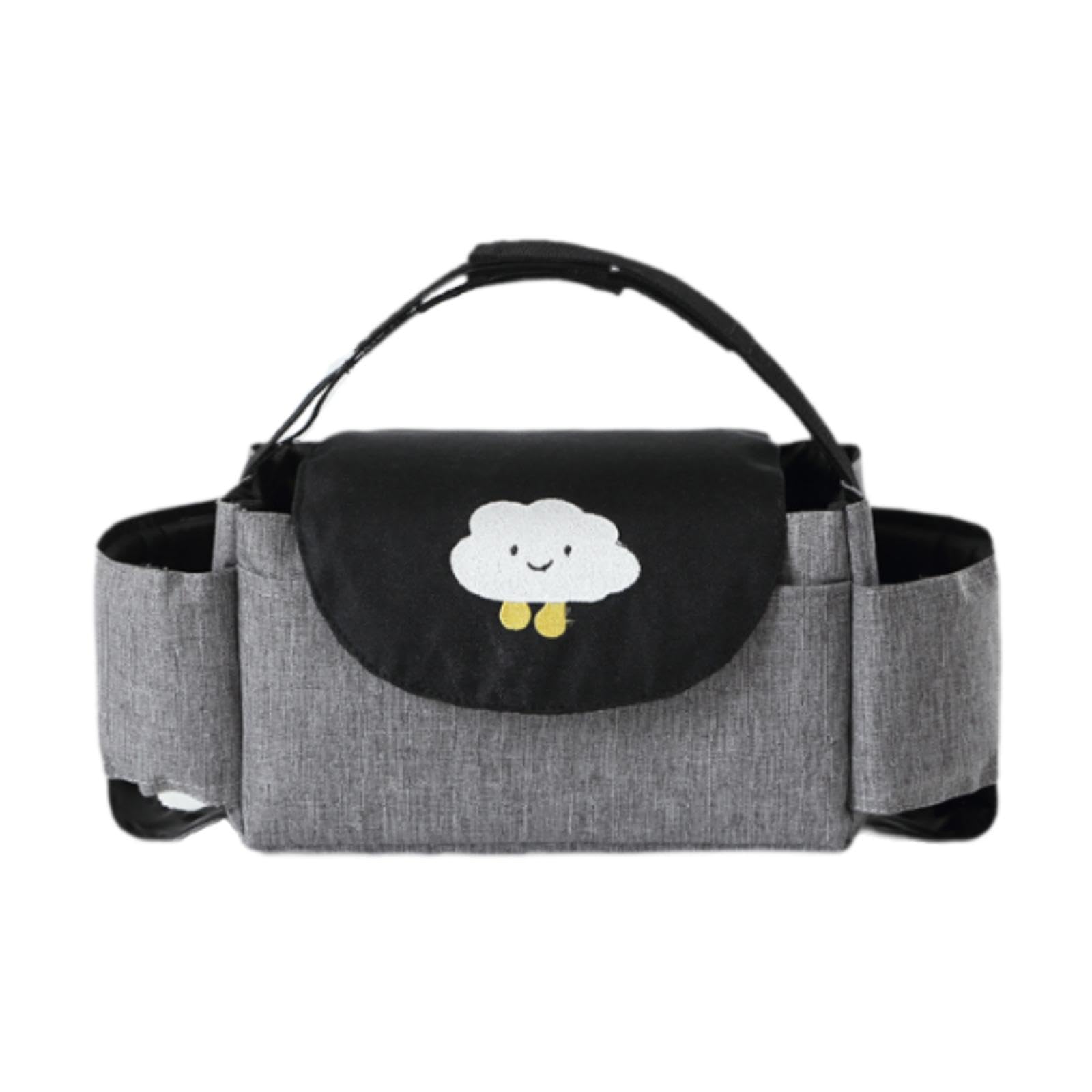 CALANDIS™ Strollers Organizer Bag Container Baby Diaper Bag for Pushchair Strollers Pram Black Gray Cloud | Organizers & Nets | Stroller Accessories | I2-image-25