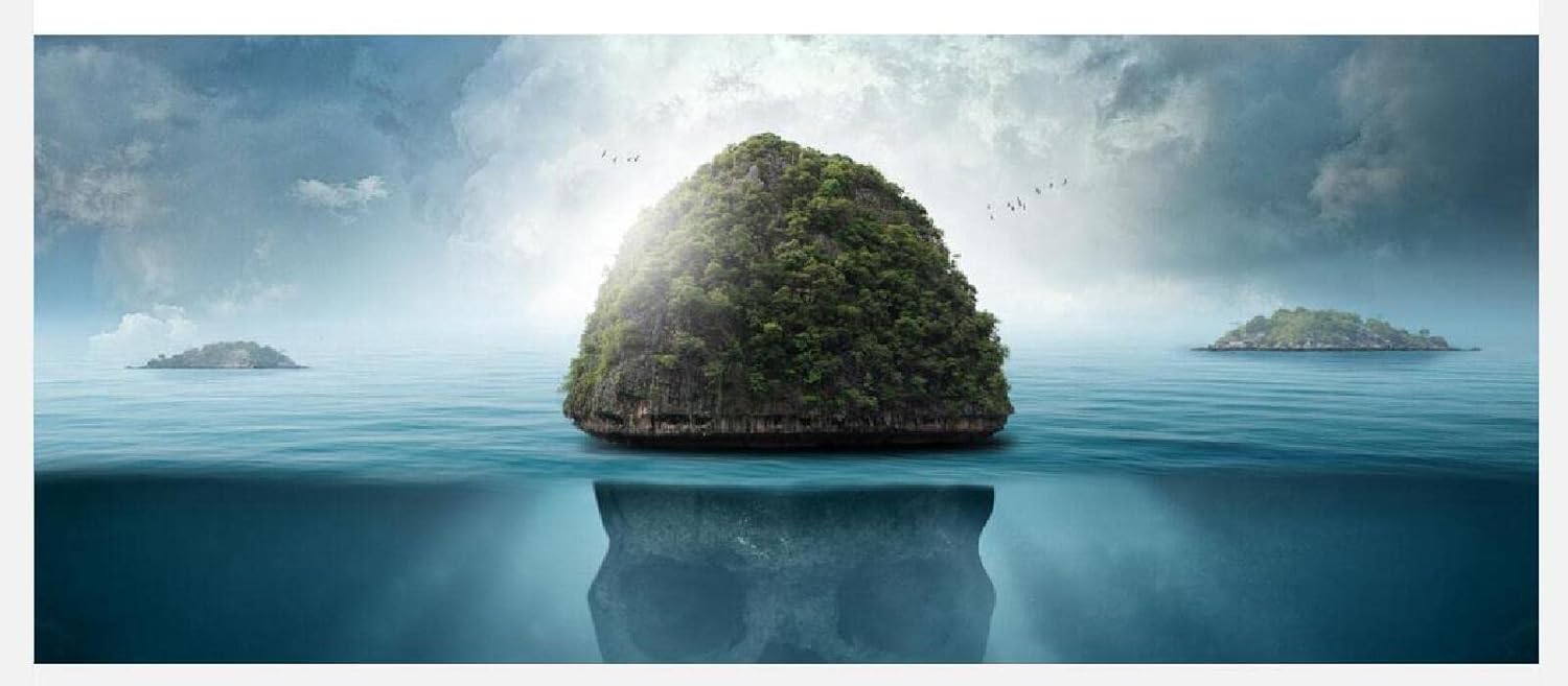 Riesige Steinfigur Auf Dem Meer 1500 Stück Holzpuzzle Premium ...