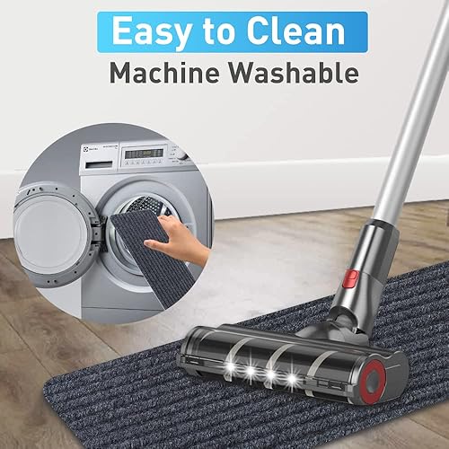 Miniatura 6 de PURSQUAL Alfombra antideslizante para escaleras de interiores para escaleras, alfombras de escaleras y tapetes para ancianos, niños y mascotas, 15