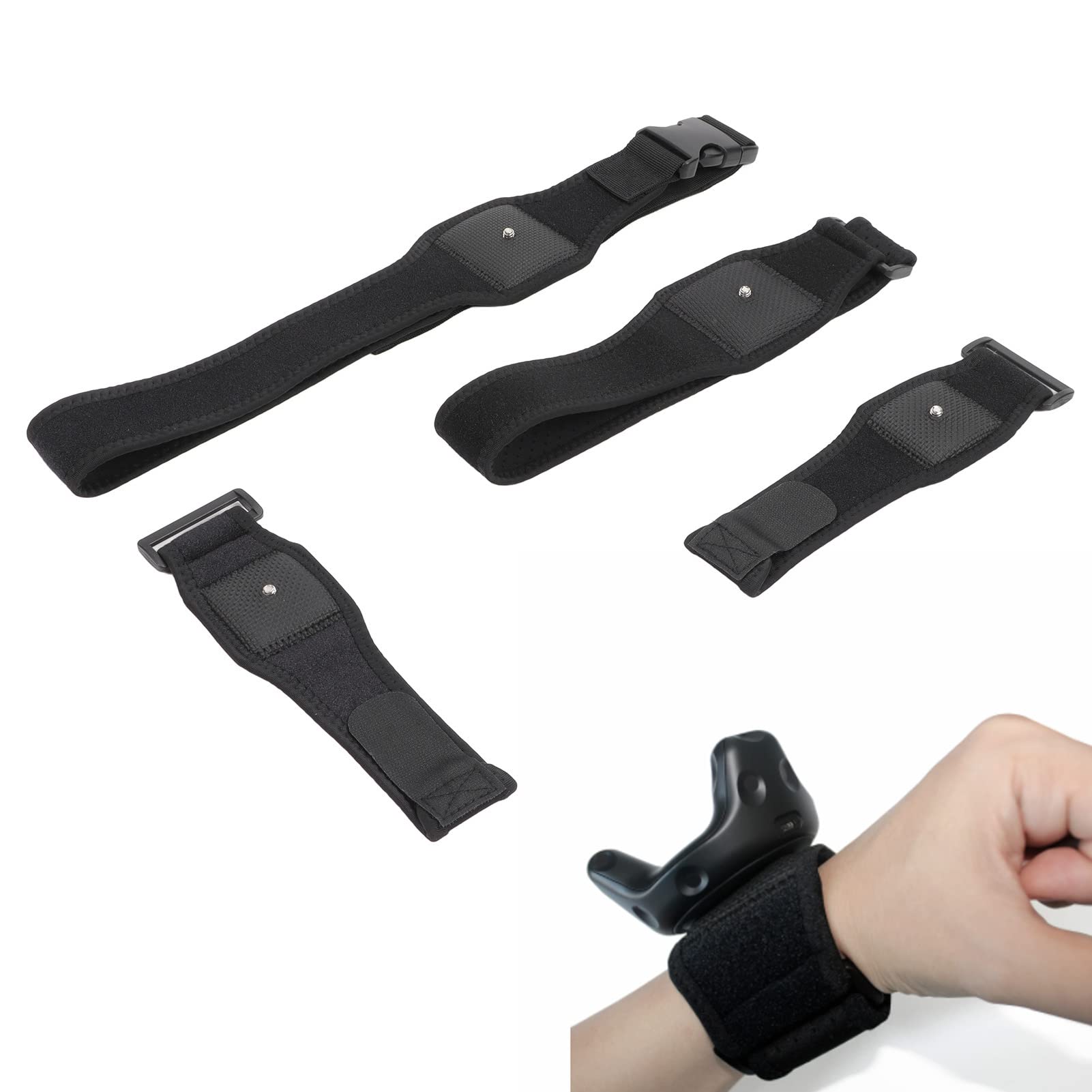 Zestaw Pasa VR Tracking, Uniwersalny Pasek VR Tracking Oddychający Pas VR Opaska na Nadgarstek do Systemu HTC Vive