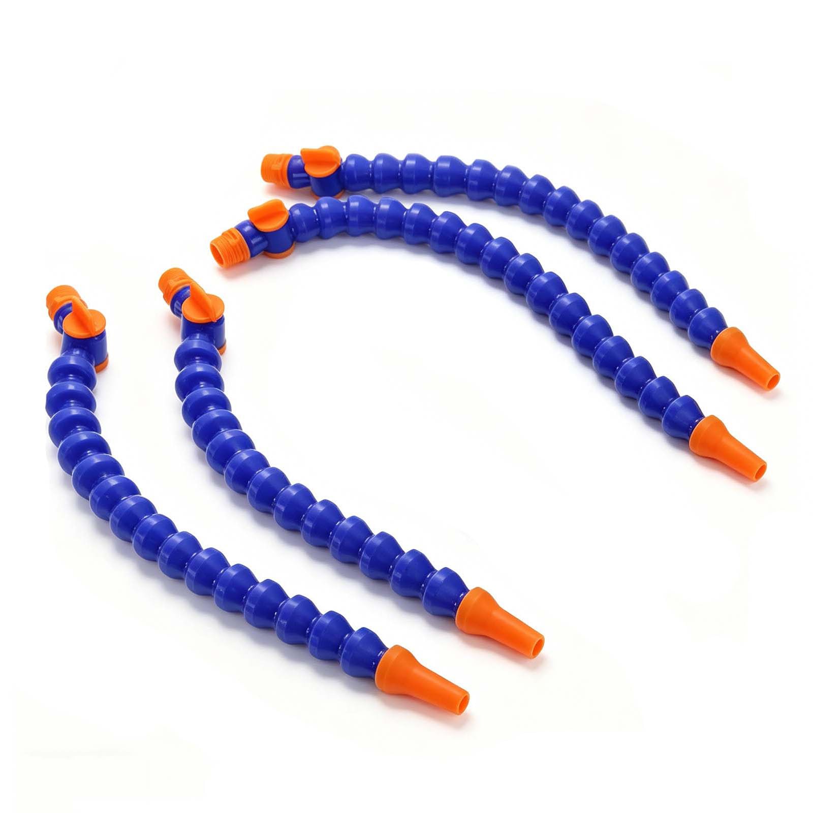Wyqxty With Switch Flexible Coolant Pipe Flexible Coolant Pipe Round Flat Nose Cnc Lathe 4Pcs Multiple Sizes With/Without Switch