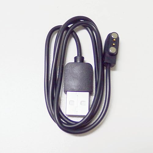 Miniatura 5 de Cable USB compatible con reloj inteligente C20, cargador magnético de repuesto compatible con reloj militar Tank M1 Pro/C20 C16