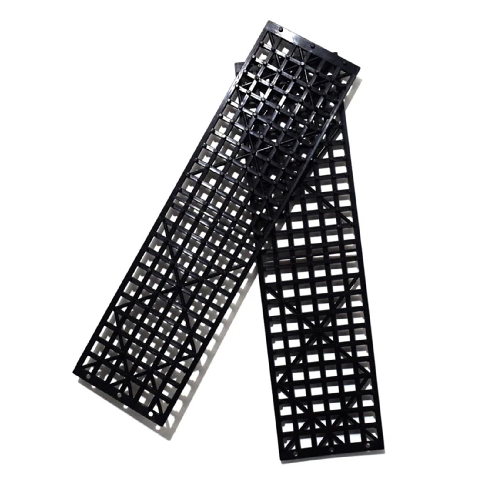 2 pezzi tappetino for trazione pneumatici pista di recupero dispositivo emergenza portatile neve ghiaccio fango sabbia blocchi antiscivolo for veicoli camion auto Per Sabbia/Fango/Neve Fuoristrada