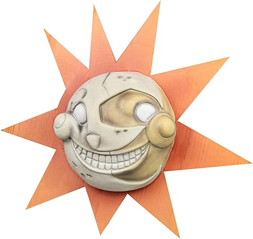 Miniatura 6 de EJWCIG Máscara de gota de sol y luna, máscara de oso payaso Fnaf, violación de seguridad, disfraz de Halloween, accesorio de cosplay