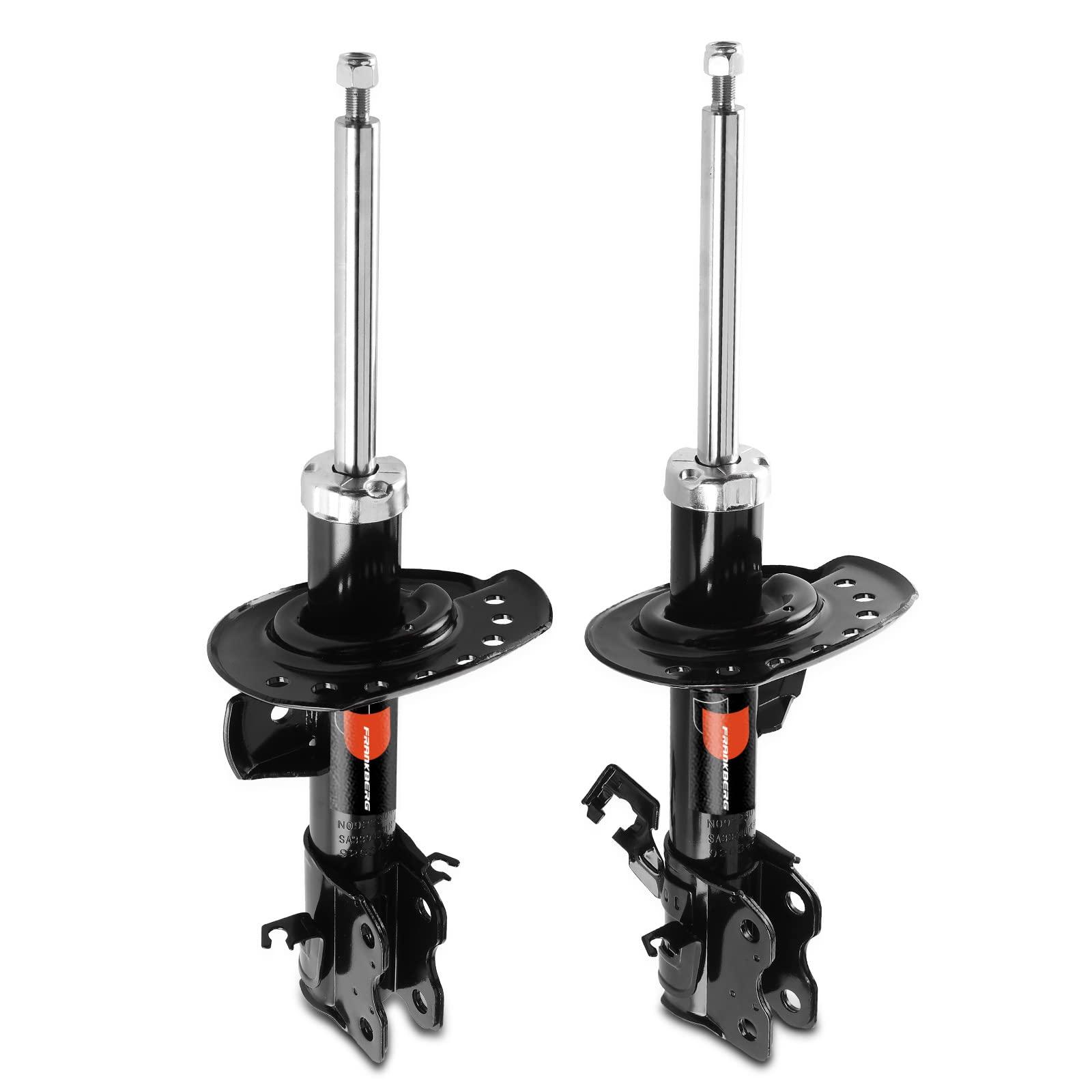 Frankberg 2 amortiguadores delanteros de 520 mm a presión de gas (339406) | Compatible con: Hoja ZE0, Hoja ZE1