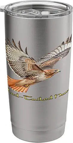 Red Tailed Hawk tumbler