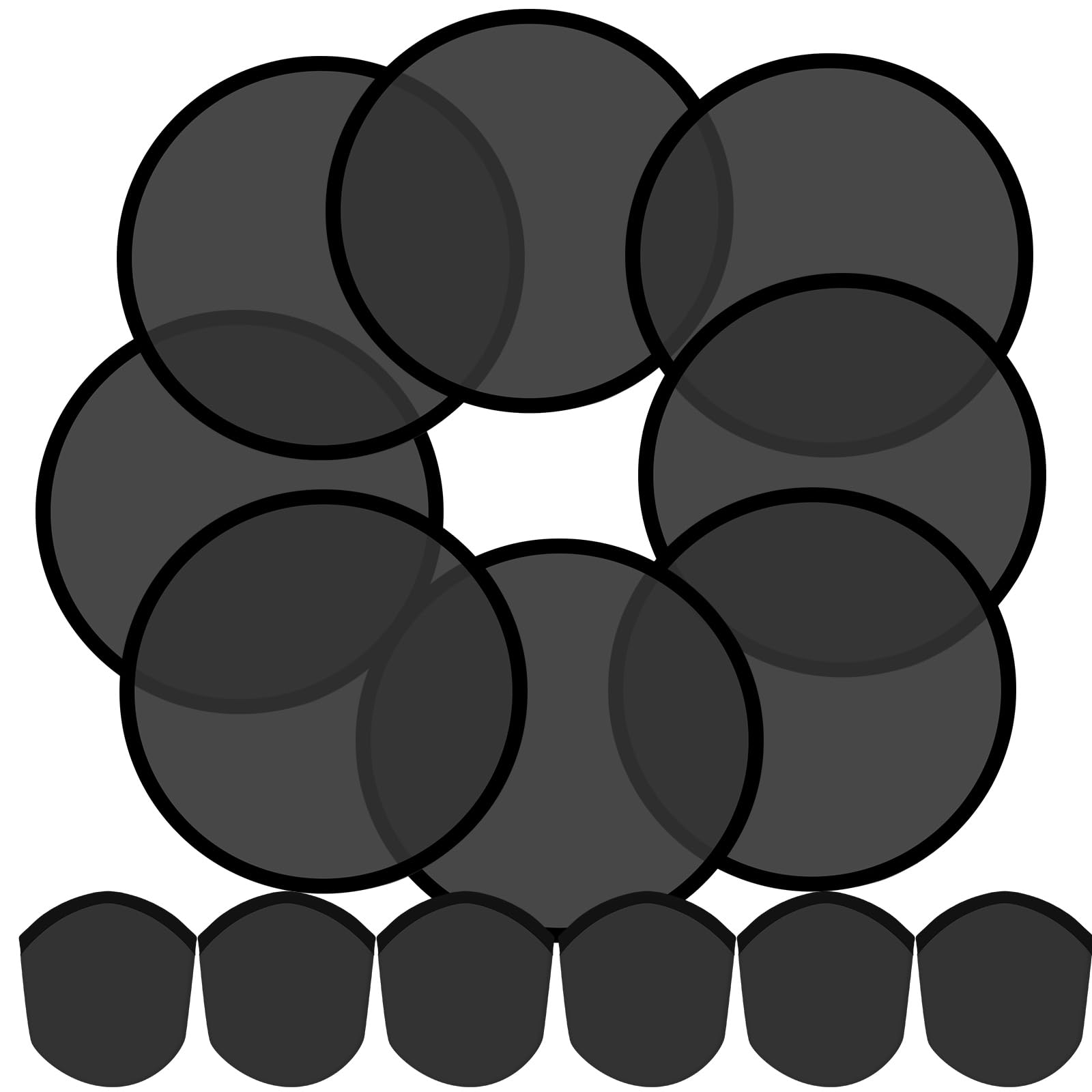 Gejoy Foldable Flying Disc Fans Bulk with Bags 9.8 Inch DIY Sublimation Handheld Cooling Fan Beach Flying Disc for Summer Outdoor Games Activities