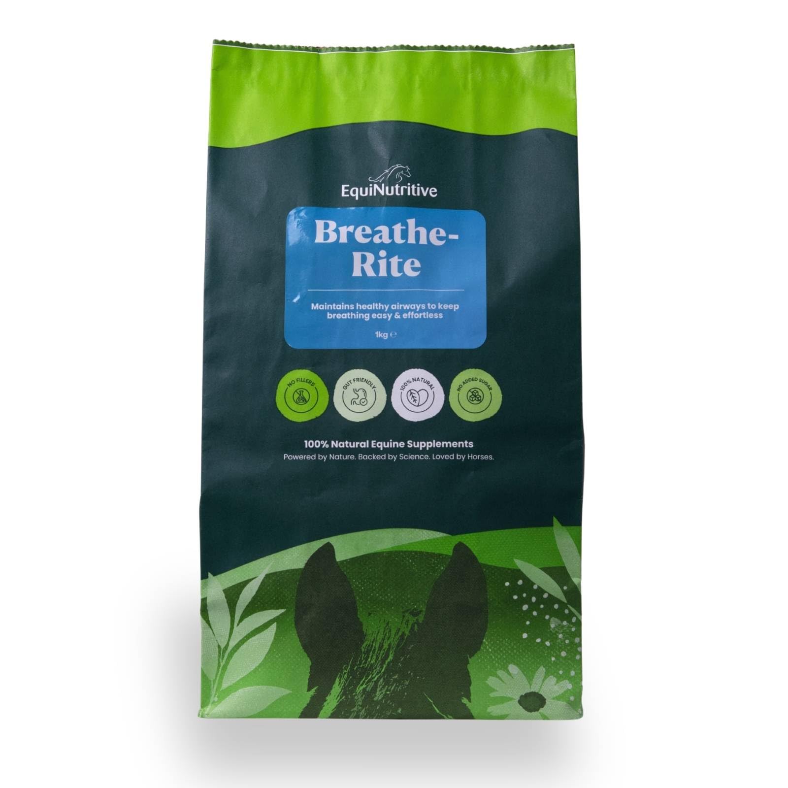 EquiNutritive Breathe Rite | Horse Respiratory Supplement | Equine Breathing Support For Horses Prone To Coughing, Excess Mucus, Airborne Irritants or Allergies | 100% Natural (3kg)