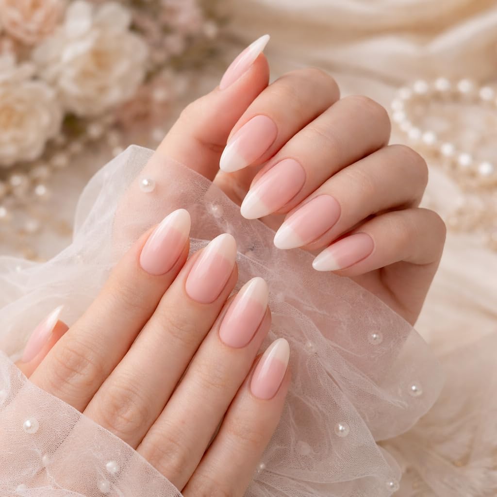 Vanilla Latte French 24PCS Acrylic Nail Extensions | Beige French Tip Press-On Nails for Women | Reusable Artificial False Nails with Glue, Adhesive Tabs, Filer, Cuticle Stick & Prep Pad-image-29
