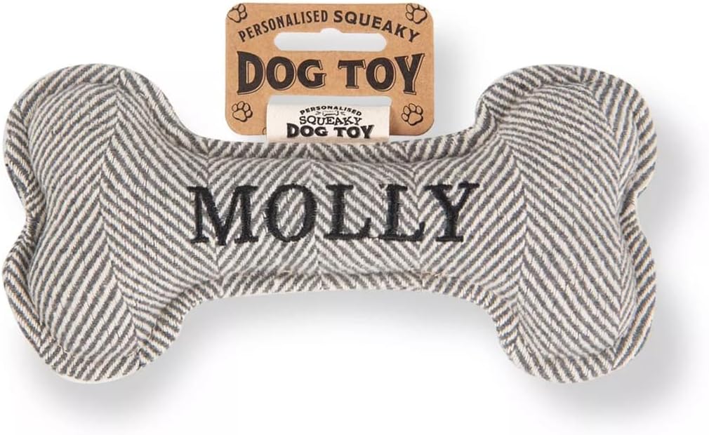 History & Heraldry Squeaky Bone Toy [Names L – Z] Molly