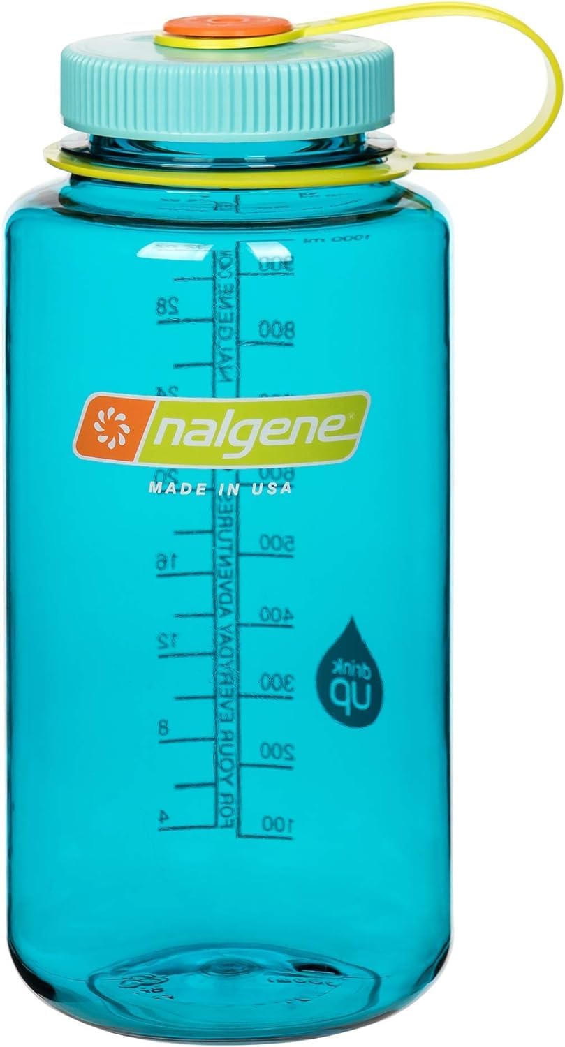 Nalgene Tritan Wide Mouth BPA-Free Water Bottle, 32 Oz, Cerulean — image 1