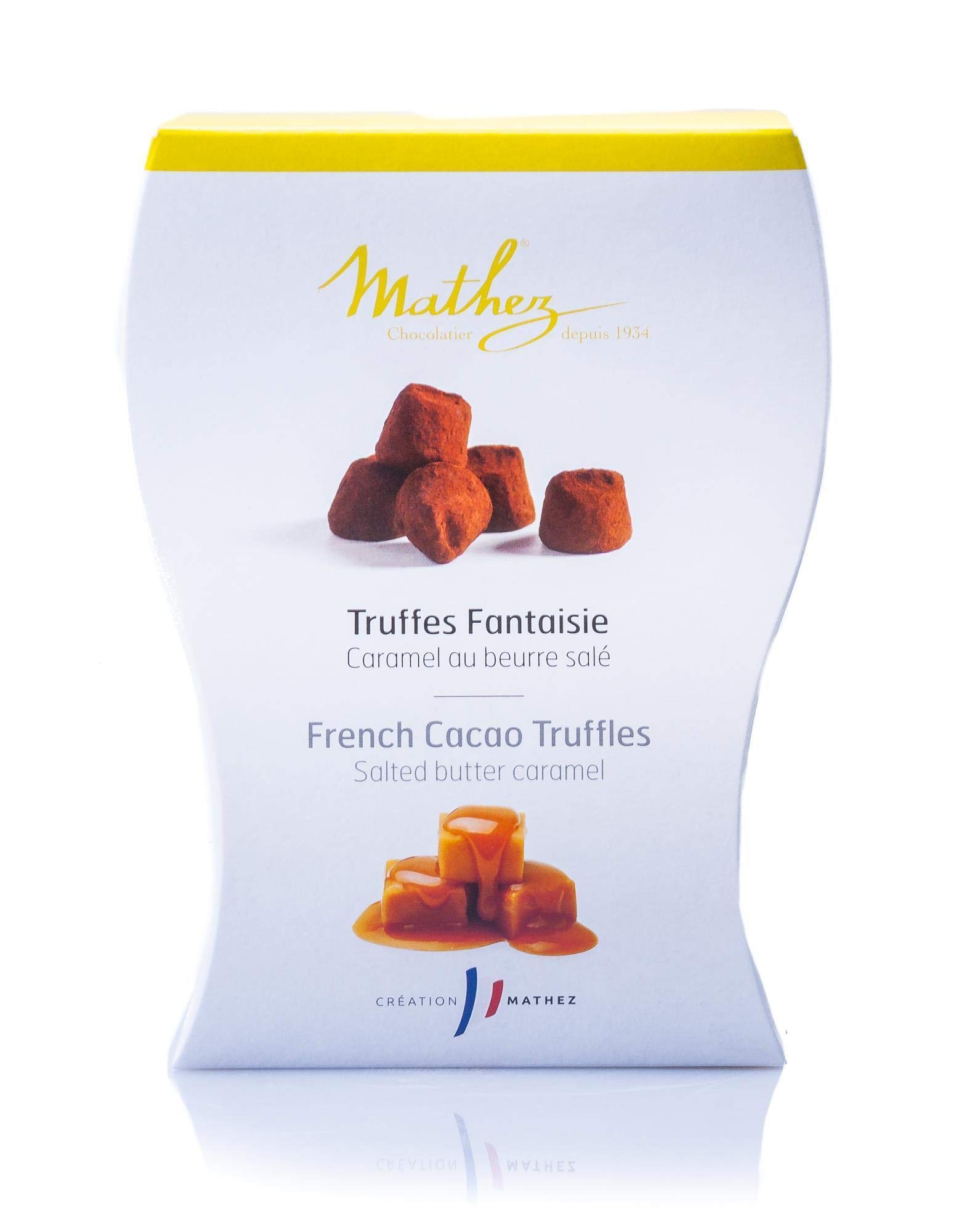 Trüffelpralinés m. gesalzenem Karamel Mathez Truffes Fantaisie