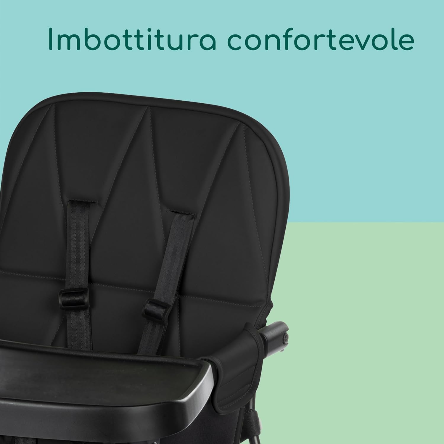 Bebeconfort Lily Seggiolone Pappa Pieghevole Viaggio, 6 mesi-3 anni, 9-15 kg, 4 kg, Tinted Graphite