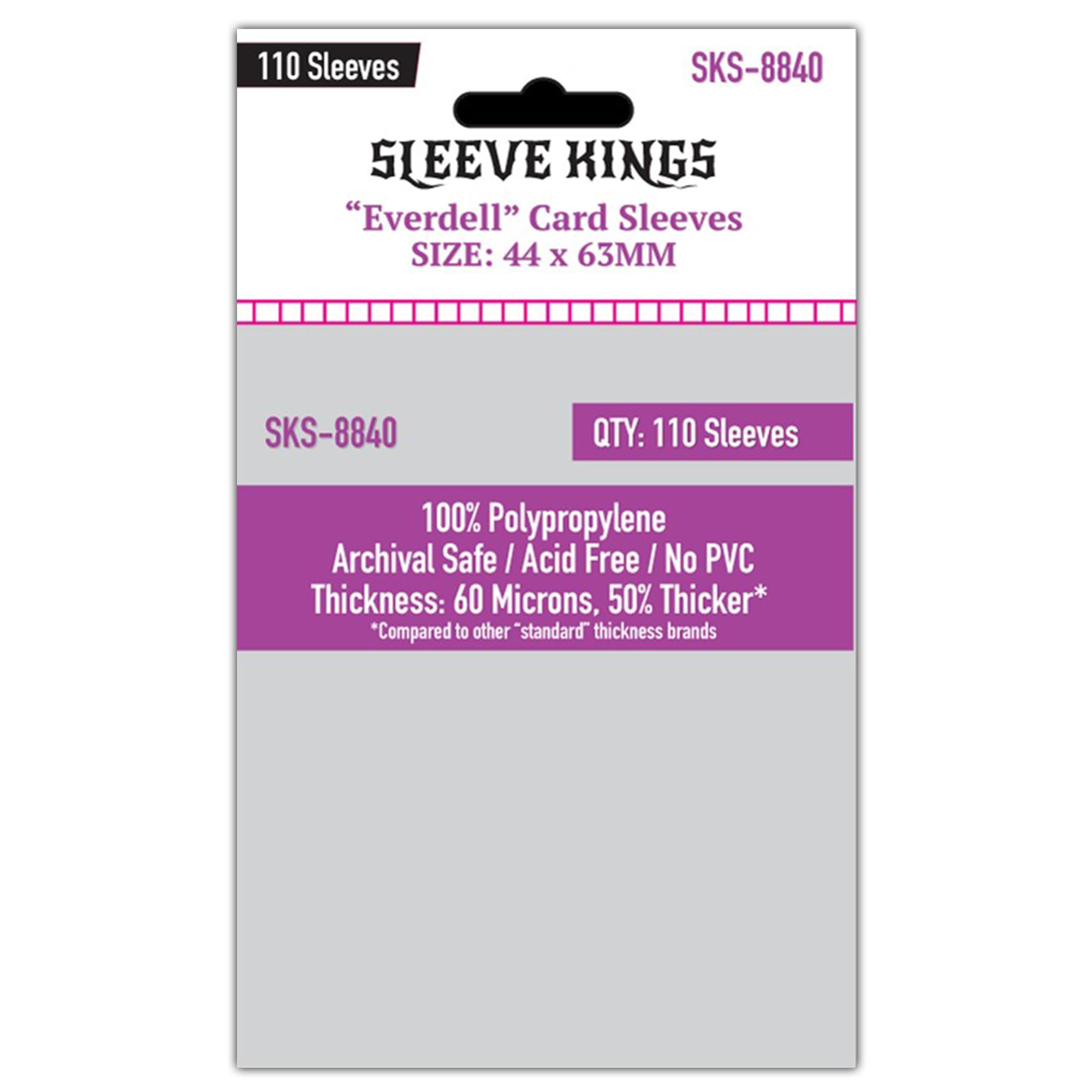 Sleeve Kings Everdell Mini Card Sleeves 44x63mm, 110 Pack, SKS-8840