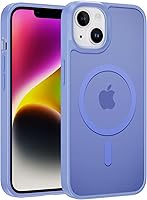 Vista 40 de FNTCASE - Funda para iPhone 15, iPhone 14 y iPhone 13, magnética, translúcida, fina y antigolpes, protección de grado militar, resistente a caídas