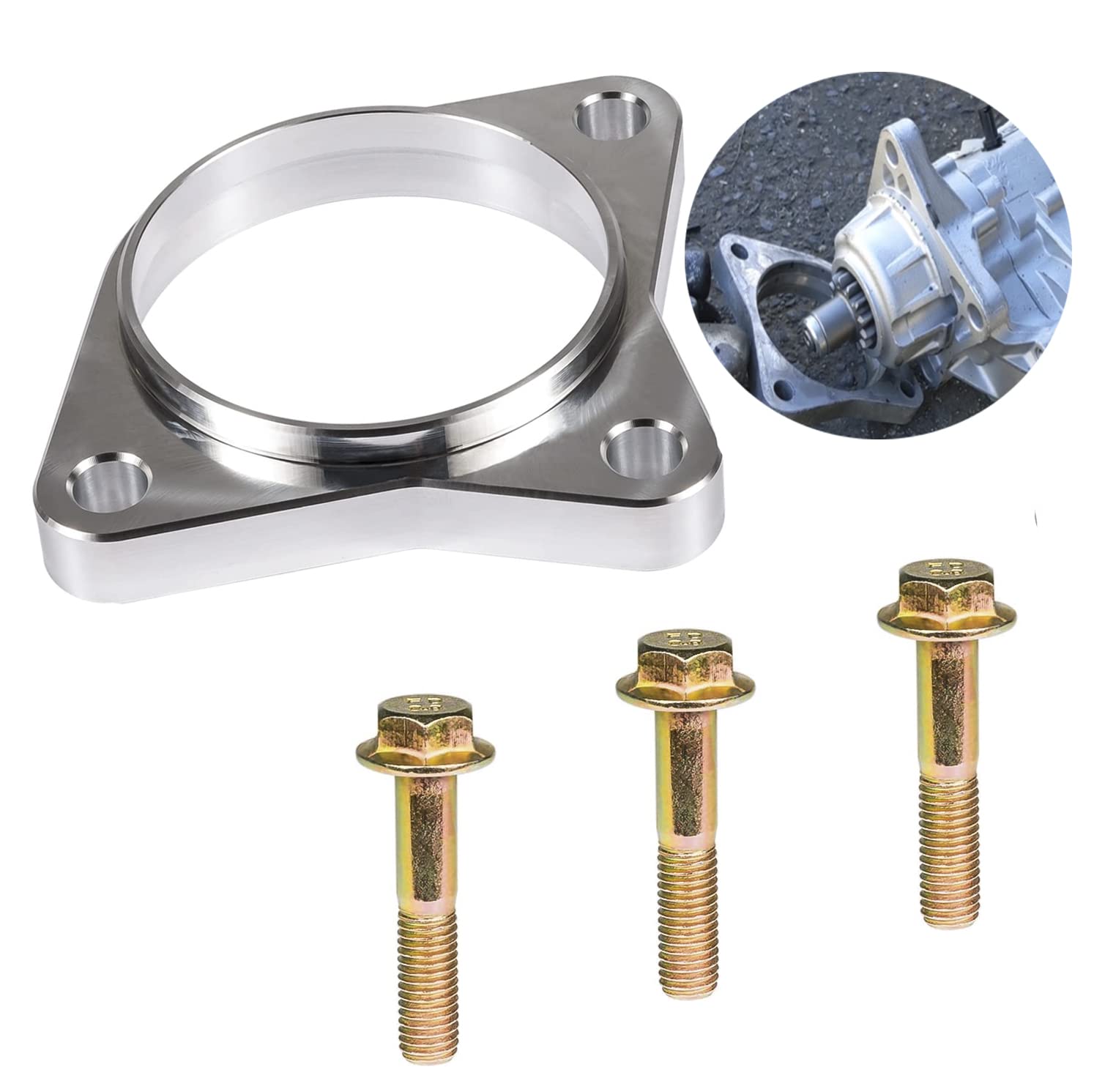 ROUTEKING Starter Spacer Kit Bolts 5 Speed Compatible with Dodge Cummins 5.9L 1994-2002