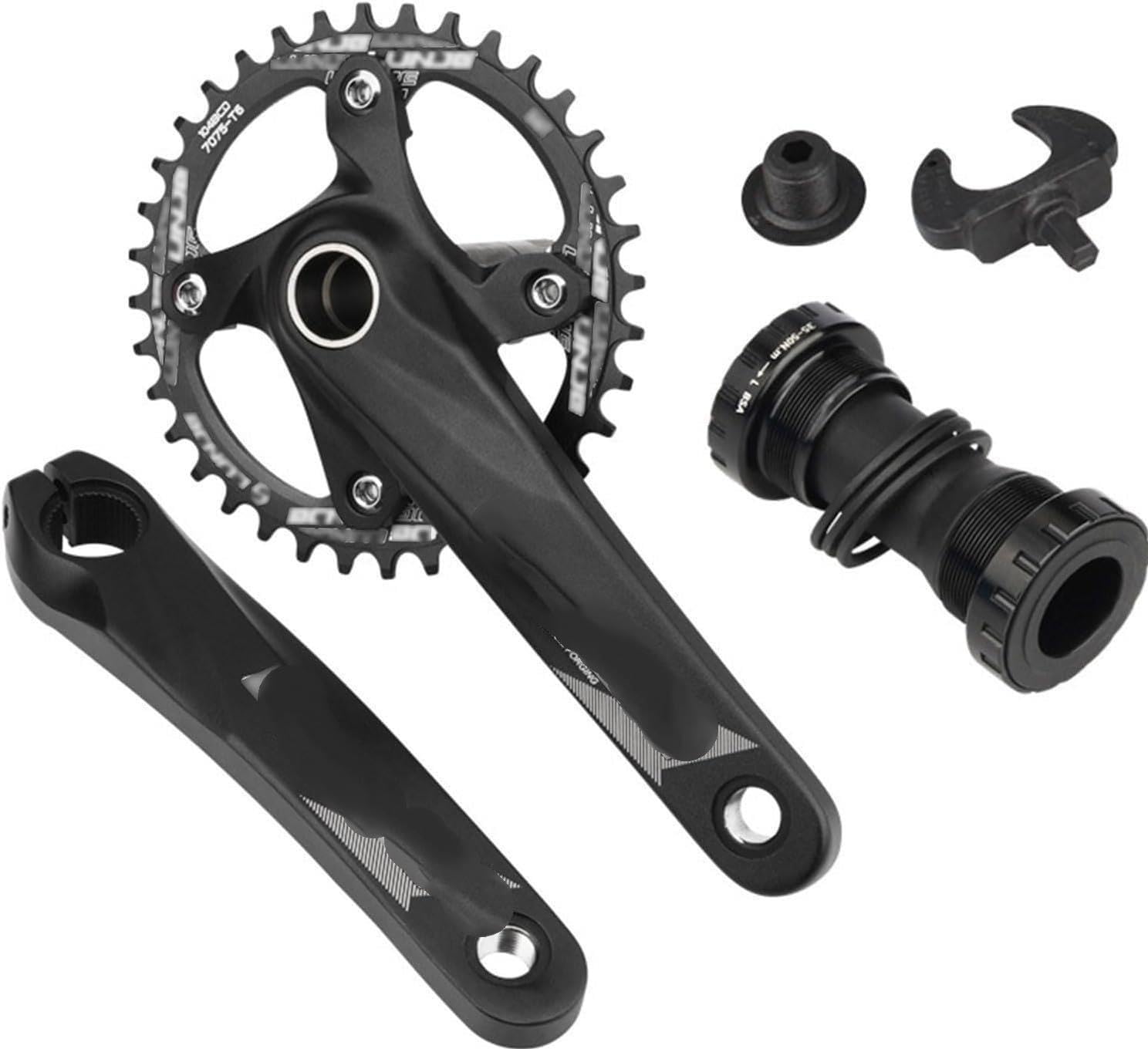 Juego de bielas MTB de aleación de Aluminio
