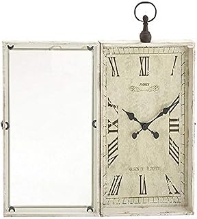 Deco 79 Wood Rectangle Wall Clock, 20