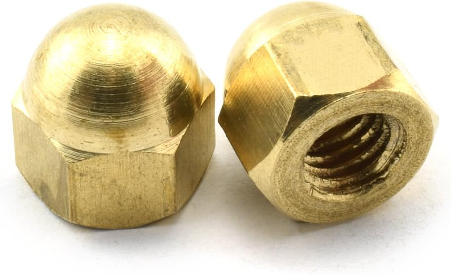 Buy 30pcs M6 Brass Hex Acorn Nuts Gold Hexagon Decorative Cap Nut Acorn Dome Head Nuts For Screws Bolts Online In Turkey B07dhcnfmb