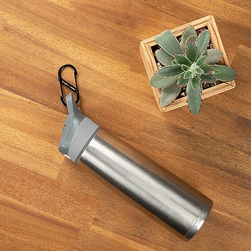 Nite Ize Mosquetão com trava dupla deslizante LSBC-01-R6, pacote com 3, tamanhos 2, 3, 4, inoxidável