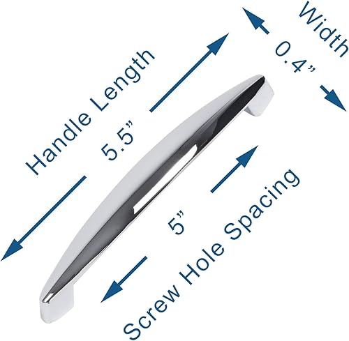 Miniatura 4 de monti hardware Linea Collection - Paquete de 1 unidad de agujero central negro plano de 3.75 pulgadas  Manijas de metal sólido para gabinetes de