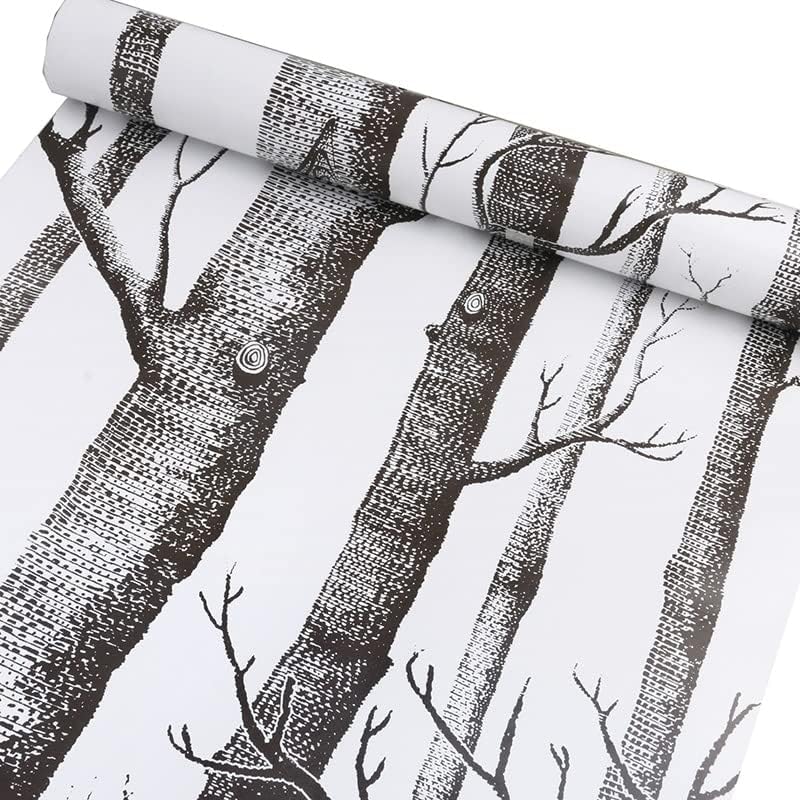 Miniatura 7 de Papel tapiz de bosque, papel tapiz de abedul, papel adhesivo para despegar y pegar, papel tapiz de bosque, papel tapiz para guardería, papel tapiz