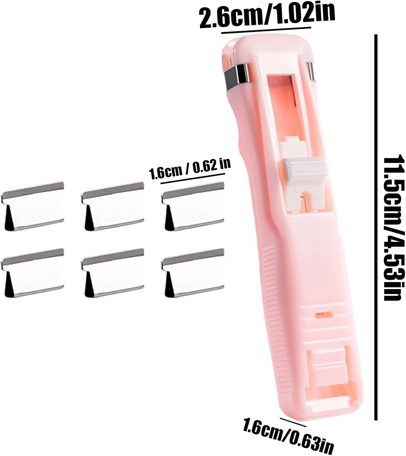 Push Clips for Paper Stainless Steel Clamp Dispenser image 5